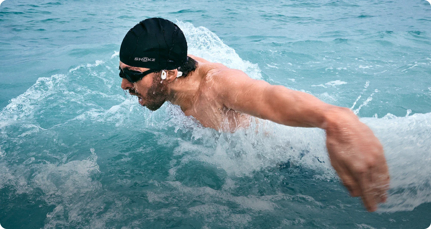 SHOKZ OpenSwim Pro swimming and training